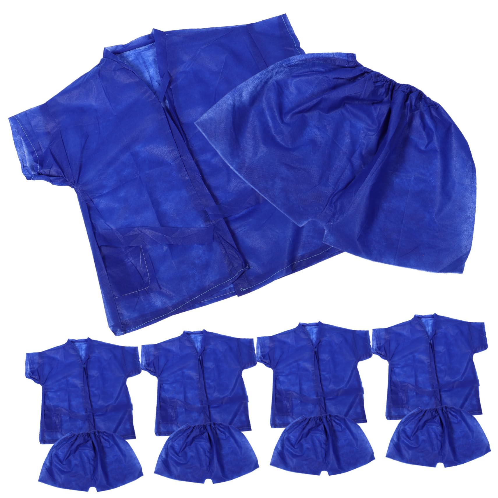 ifundom Schweißanzug Für Herren Saunaanzug Für Damen Männer Taille Spa-wrap Aus Vliesstoff Saunaanzüge Gewichtsverlust Im Saunaanzug Blau Polyester (polyester)