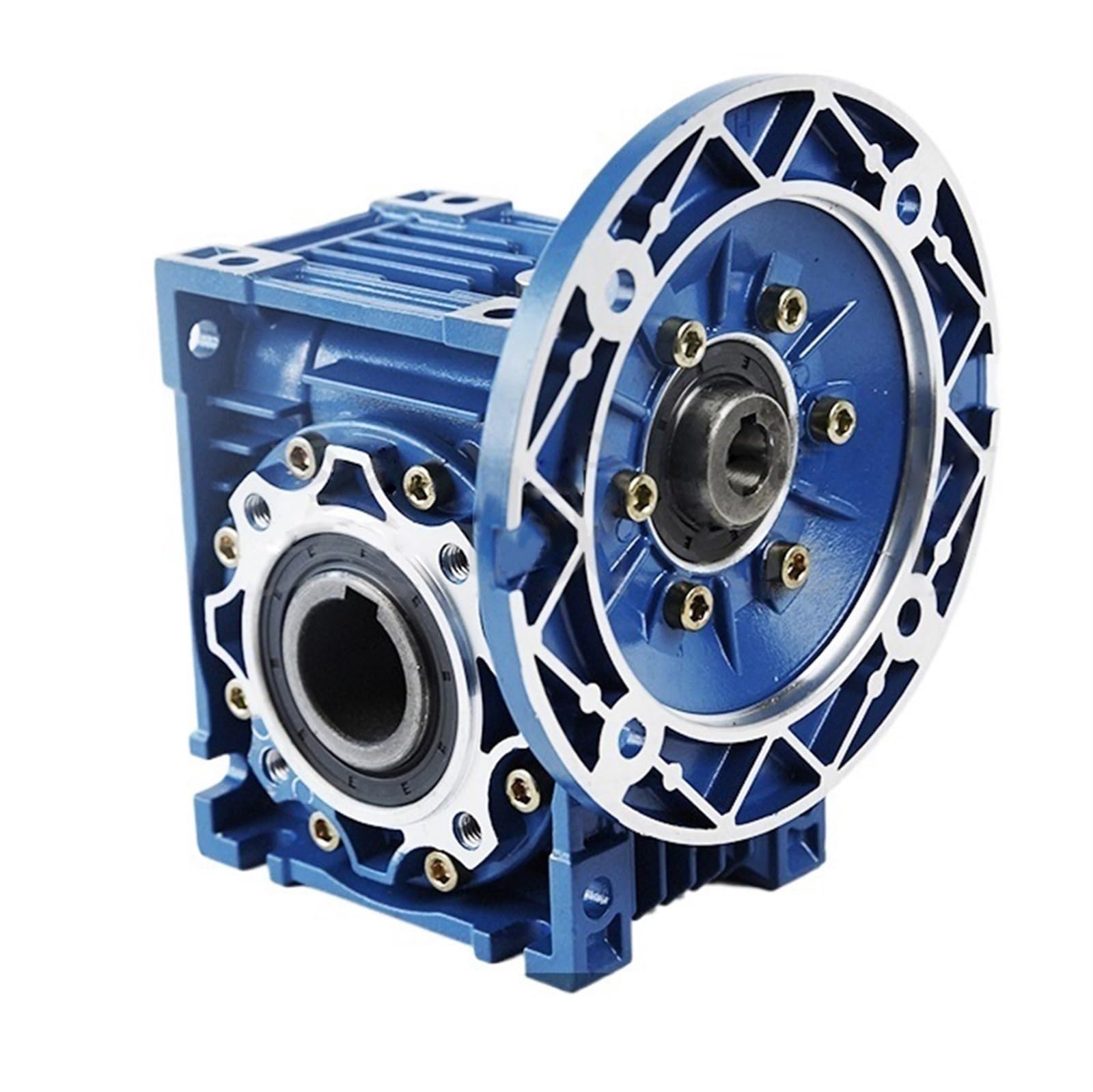 Motor Reducer NMRV050 Worm Gear Gearbox 63B5 71B5 71B14 80B5 80B14 Round Flange 0.99
