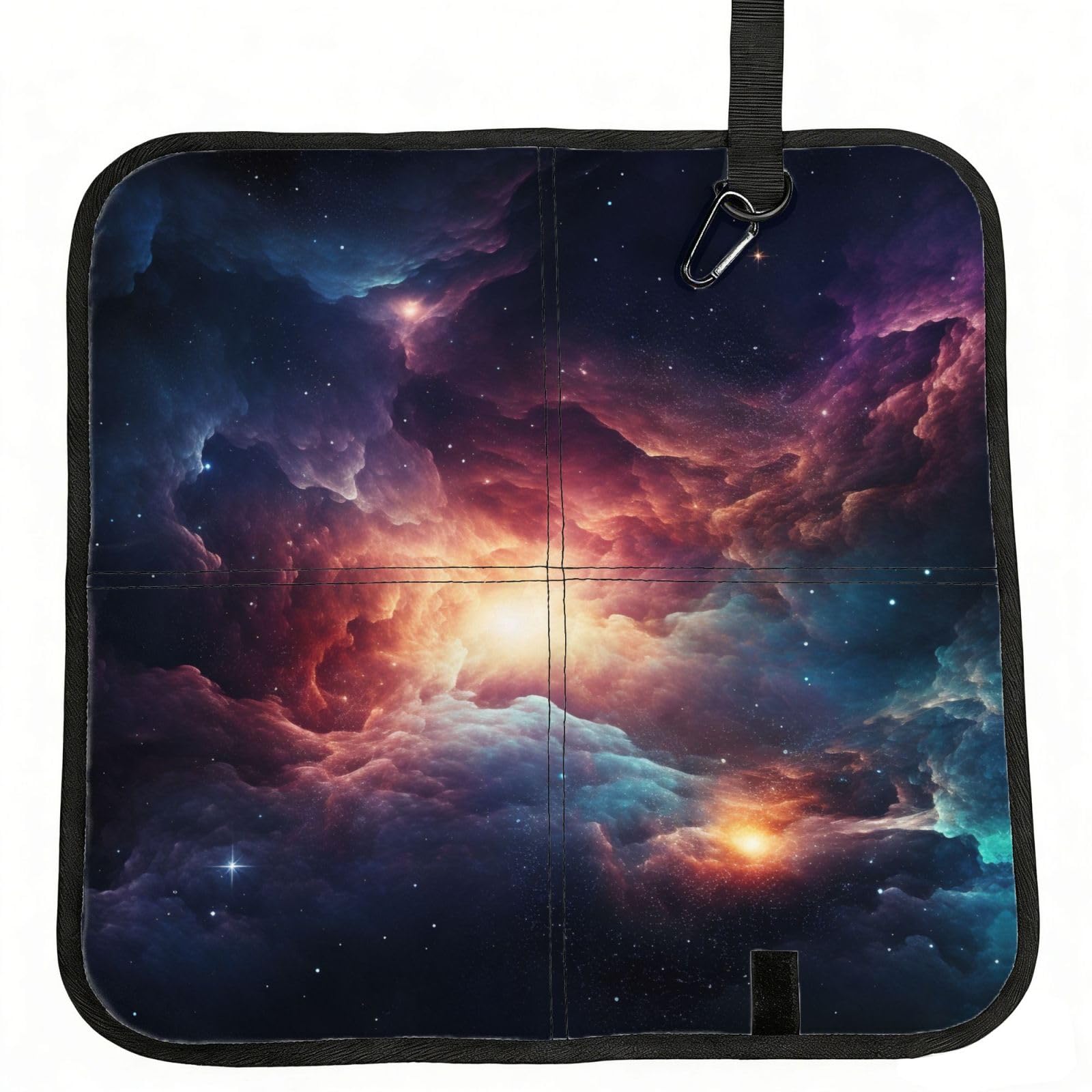 YGLHBDPBF Galaxy1 Print Camping seat cushion,Foldable Sitting Pads,Save Backpack Space for Hiking