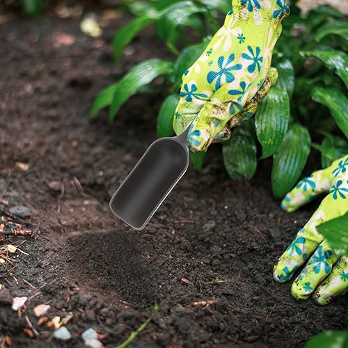 Miniatura 5 de GANAZONO Juego de 2 macetas transplantadoras, accesorios para el cuidado de las plantas, rastrillo de jardín, herramientas de plantación de flores,