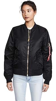 Amazon.com: Alpha Industries Women's MA-1 Flight Jacket (XS