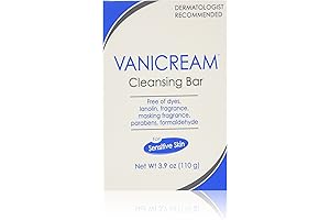 Vanicream Cleansing Bar for Sensitive Skin, Quadruple Pack