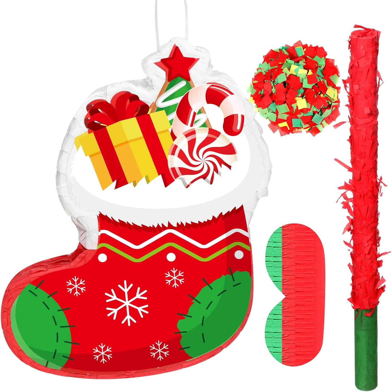 Harrycle Christmas Stocking Pinata 16 Inch Christmas