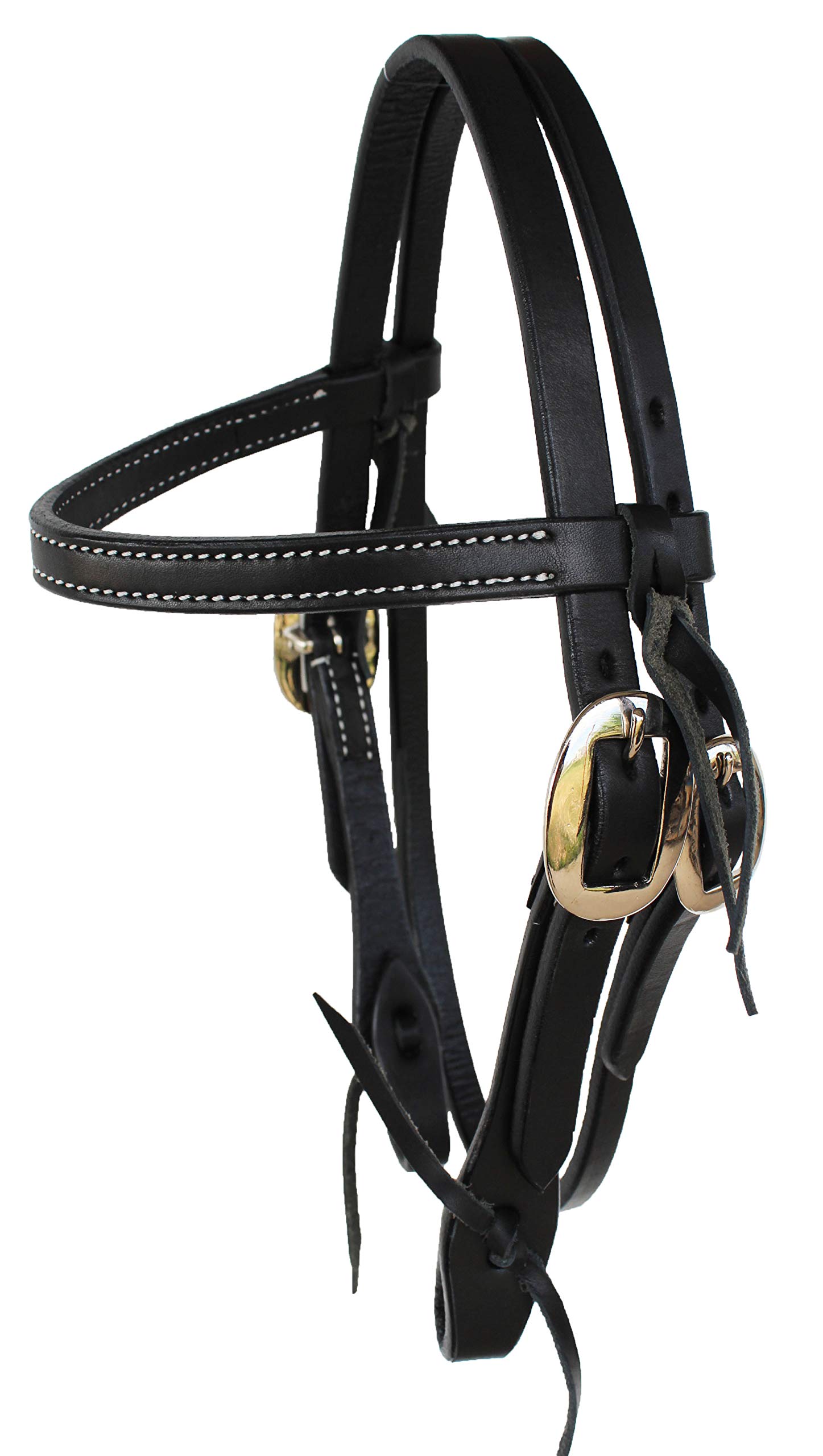 Horse Saddle Tack Bridle Western Leather Headstall Pony 78RT05