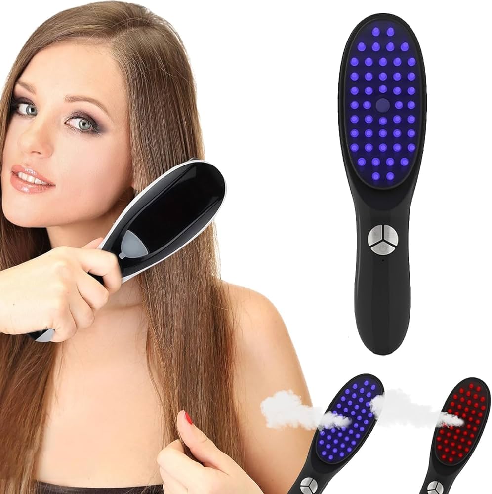 Snivy Electric Massage Comb Hair Comb Meridian Head Massager Red Light Therapy  Hair Comb Spray Moisturizing EMS Massage Comb : Amazon.in: Health &  Personal Care