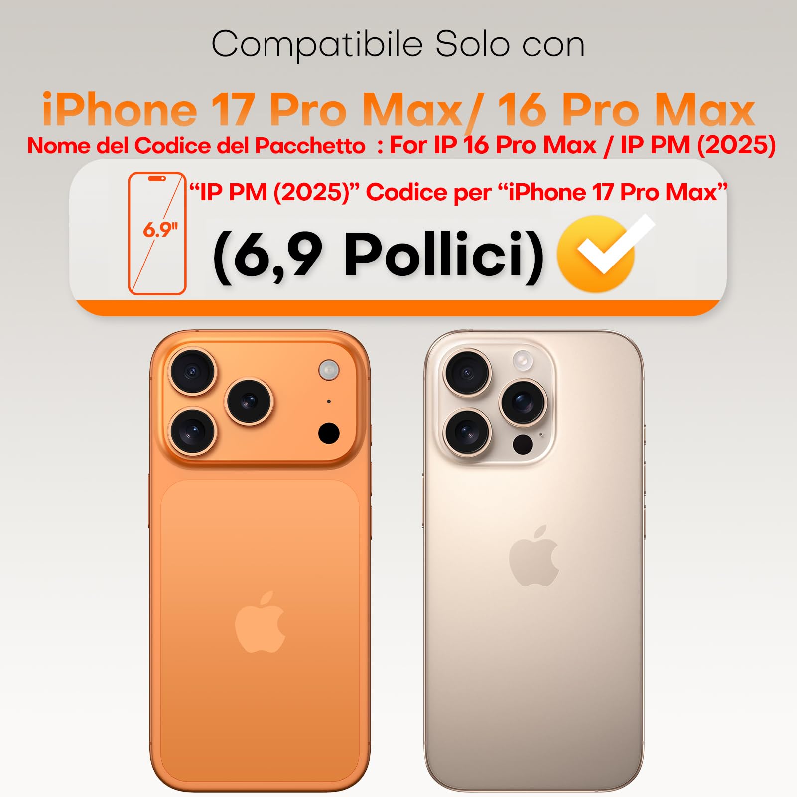 TOCOL Pellicola Vetro Temperato per iPhone 17 Pro Max/iPhone 16 Pro Max, Rimozione Automatica Della Polvere, Senza Bolle, Durezza 9H, Copertura Completa, Compatibile con Custodie, 2 Pezzi