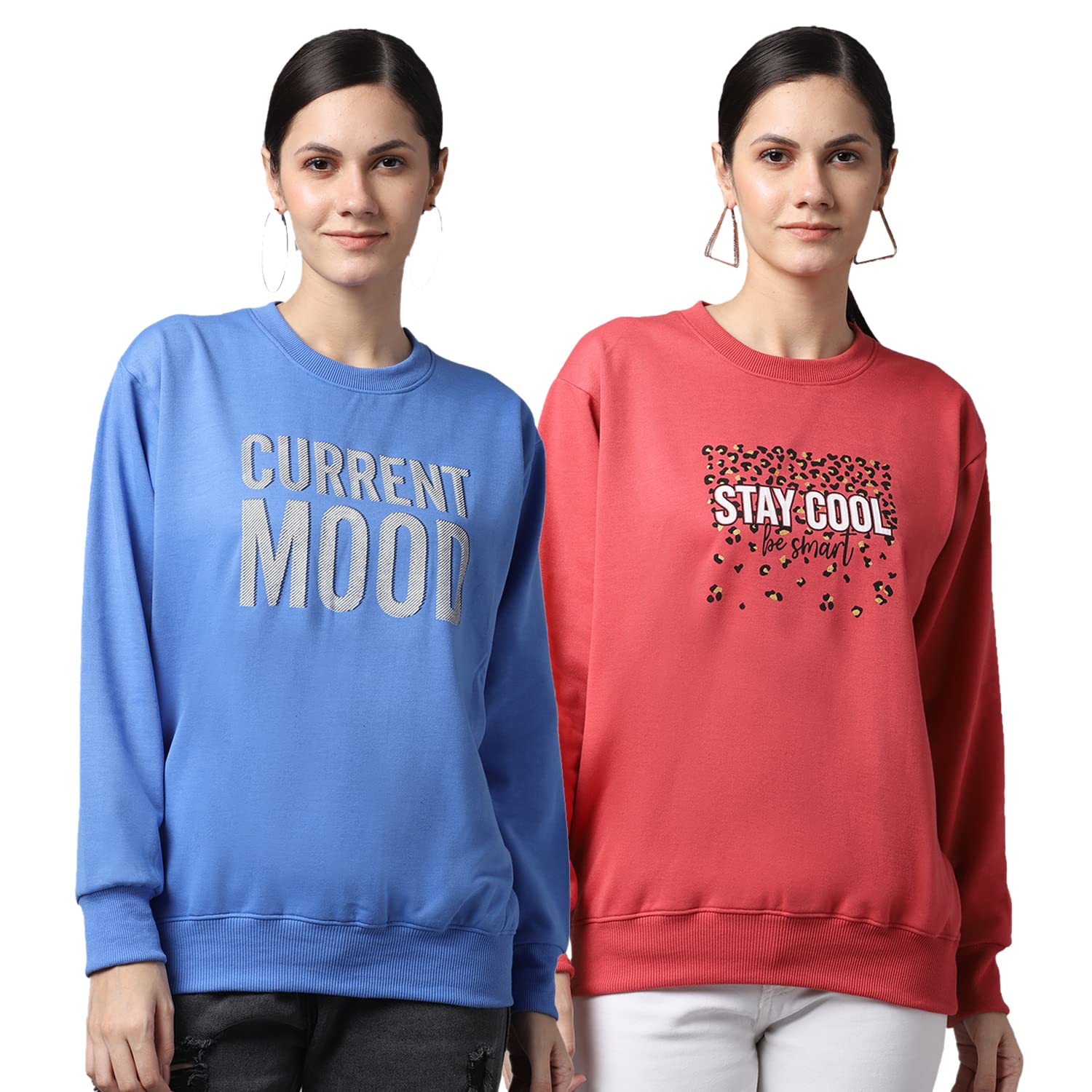 mack jonney Fleece Round Neck Sweatshirt for Women (Pack of 2)-SW_RRN_48_RST_49_Sky_002-P-picture-38