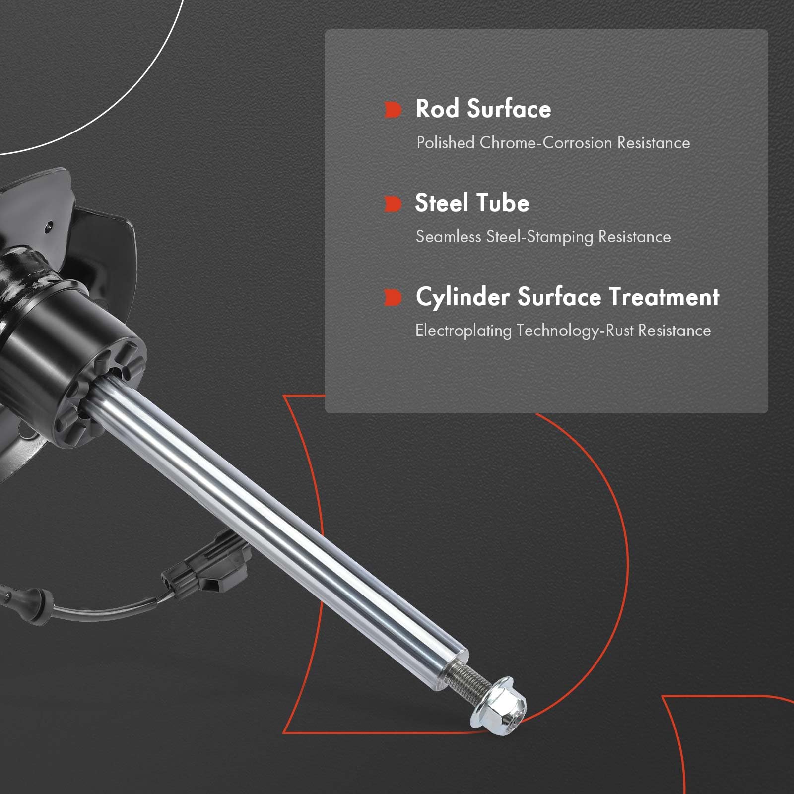 Amazon.com: A-Premium Front Left Electronic Shock Absorber