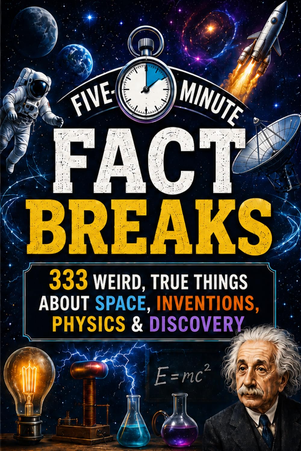 Five-Minute Science & Space Fact Breaks: 333 Weird, True Things About Space, Inventions, Physics & Discovery (Fast Facts)