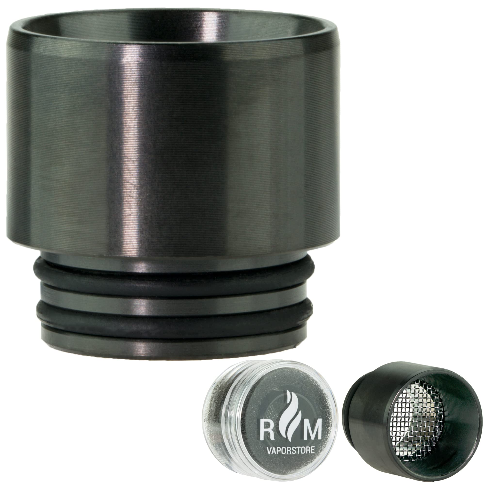 Buy Rmvaporstore 810 Drip Tip Black Stainless Steel Mouthpiece RM174