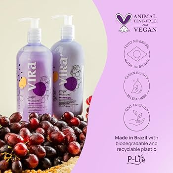Amazon.com : VIRÁ Brazilian Shampoo and Conditioner Set, Parabens
