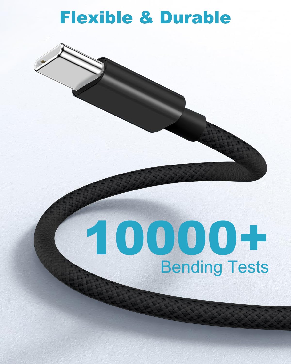 2Pezzi 1M Cavo USB Type-C Ricarica Rapida per iPhone 15 16 Pro Max/15 16 Plus/16/15,iPad Pro/Air,MacBook, Cavo iPhone 15 16 Cavo USB C to USB C 60W Nylon Cavo Apple USB C Cavetto