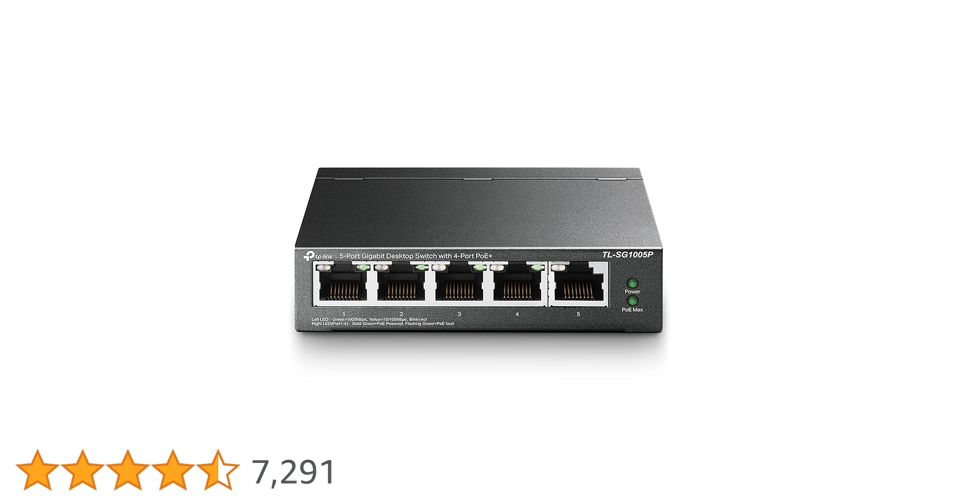 Amazon | TP-Link スイッチングハブ ギガ 5ポート PoEハブ (4x