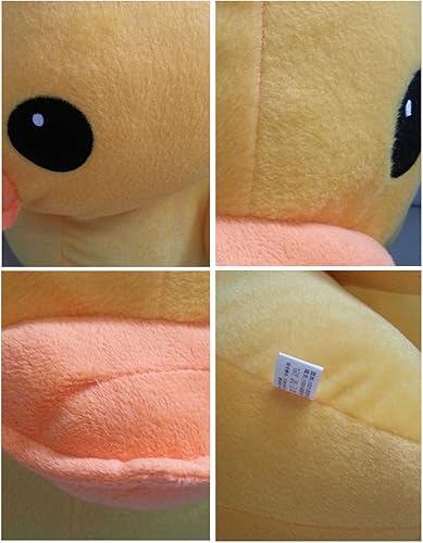 Miniatura 8 de Bansusu Peluche de pato amarillo suave de 118in decoración de sofá para cumpleaños de niños