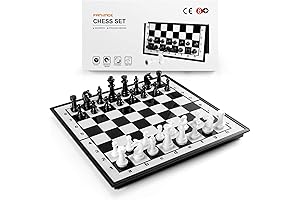 Magnetic Folding Chess Set: Travel-Friendly Game for All Ages