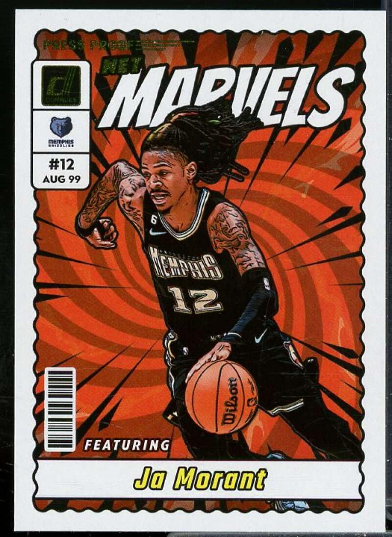 シングルカード Ja Morant Donruss Marvels Ja Morant 2019 Donruss #9 Net Marvels Price Guide - Sports