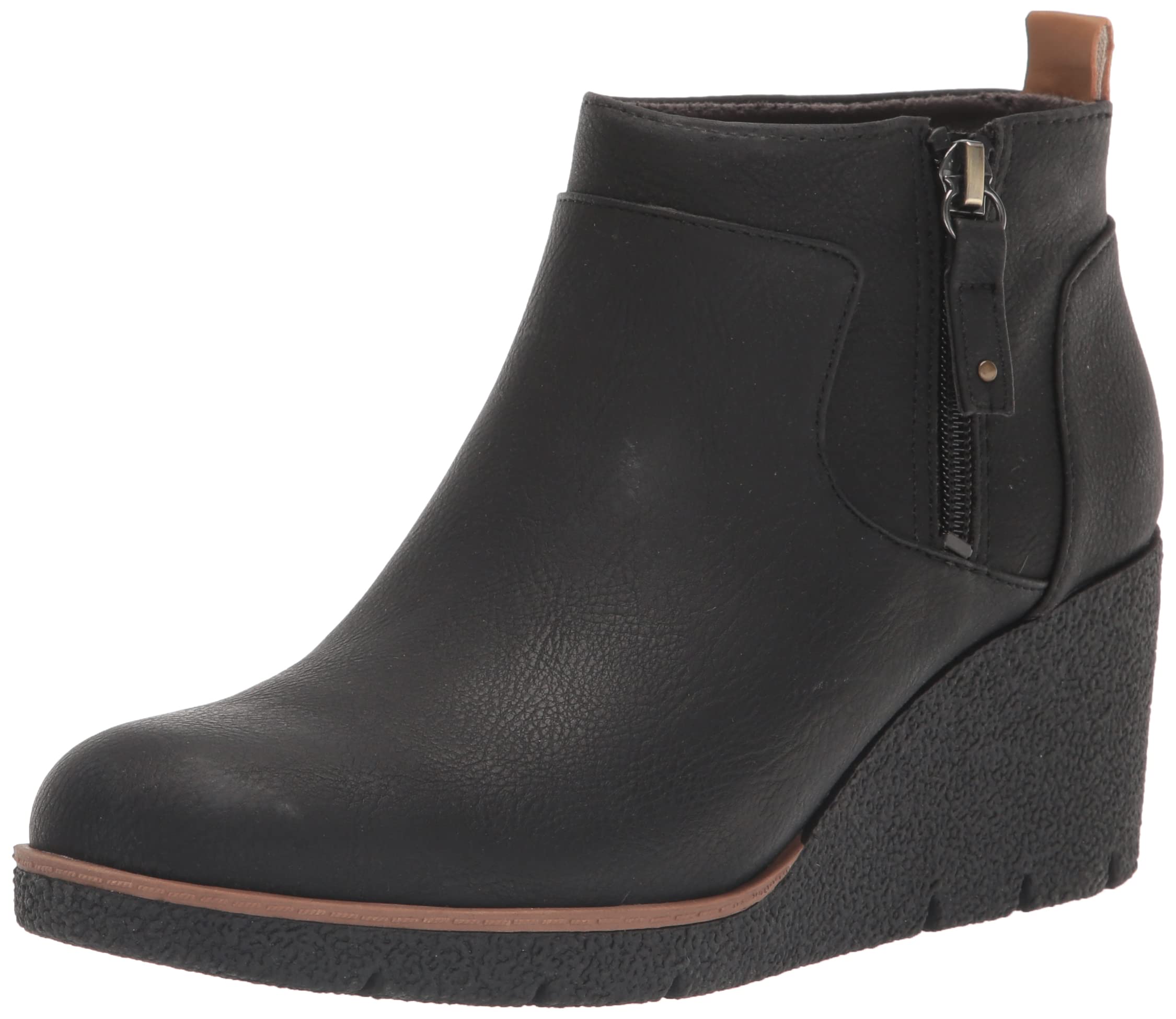 Dr Scholls Shoes Womens Bianca Ankle Boot Black Smooth 10