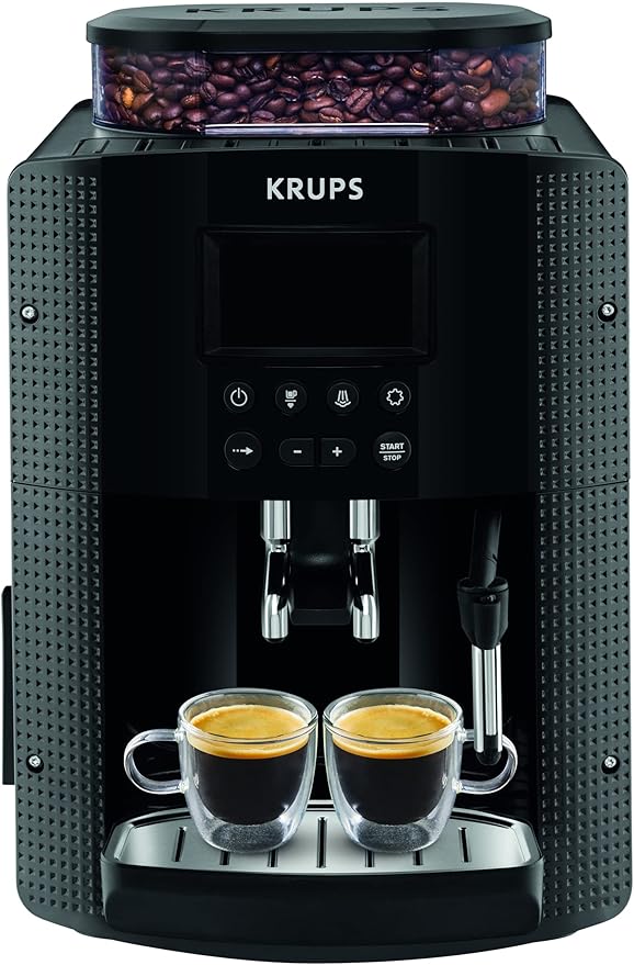 Krups Essential Coffee Machine Bean Grinder Espresso Coffee Maker LCD