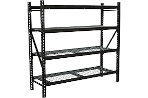 Ironton 4-Tier Industrial Shelving Rack