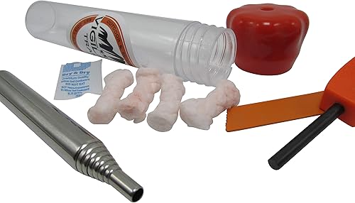 Vigilant Trails Survival Kit Essentials Fire Module-1 Fuego es esencial Incluye todo lo necesario para iniciar el fuego Contenedor a prueba de