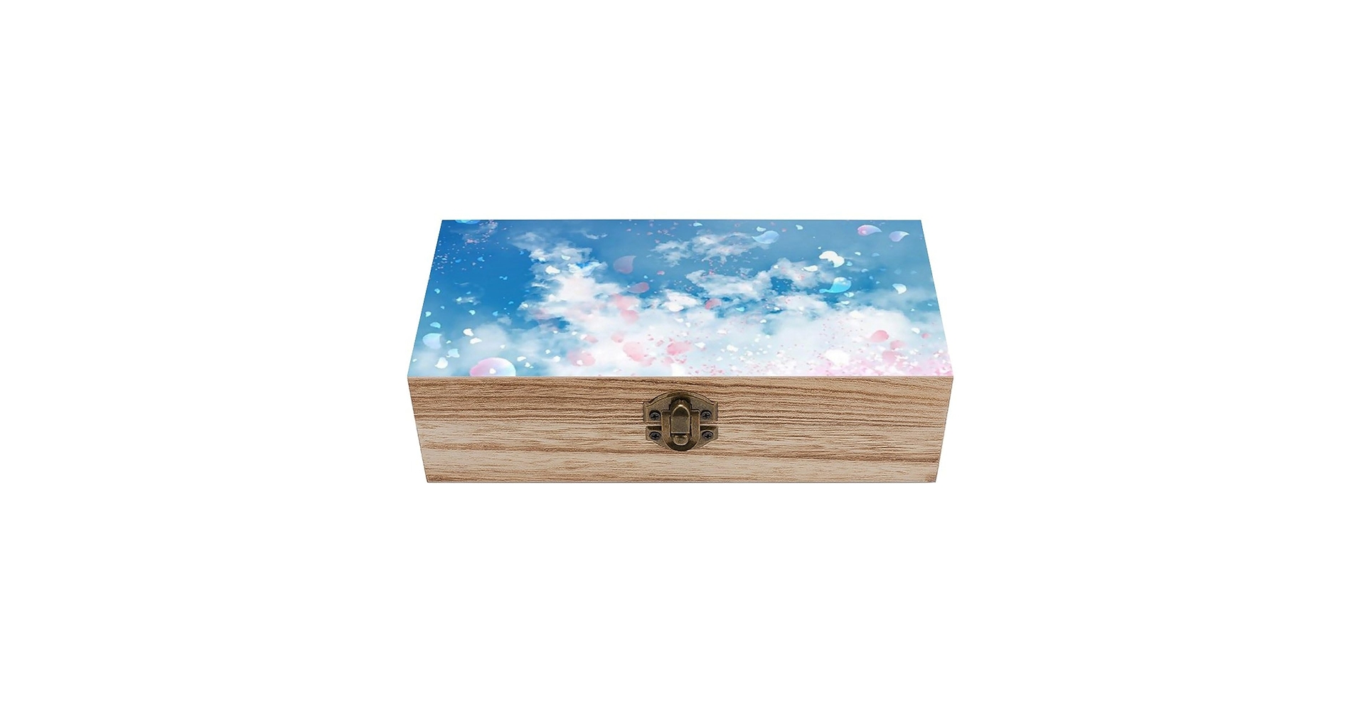 Amazon｜木製ボックス 桜 サクラ 和柄 和風 収納ケース