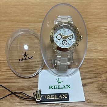 【激レア新品/※電池切商品※ 】RELAX/王冠ロゴ初期型/クリアたまごケース付 激レア新品/※電池切商品※ 】RELAX/王冠ロゴ初期型/クリアたまご