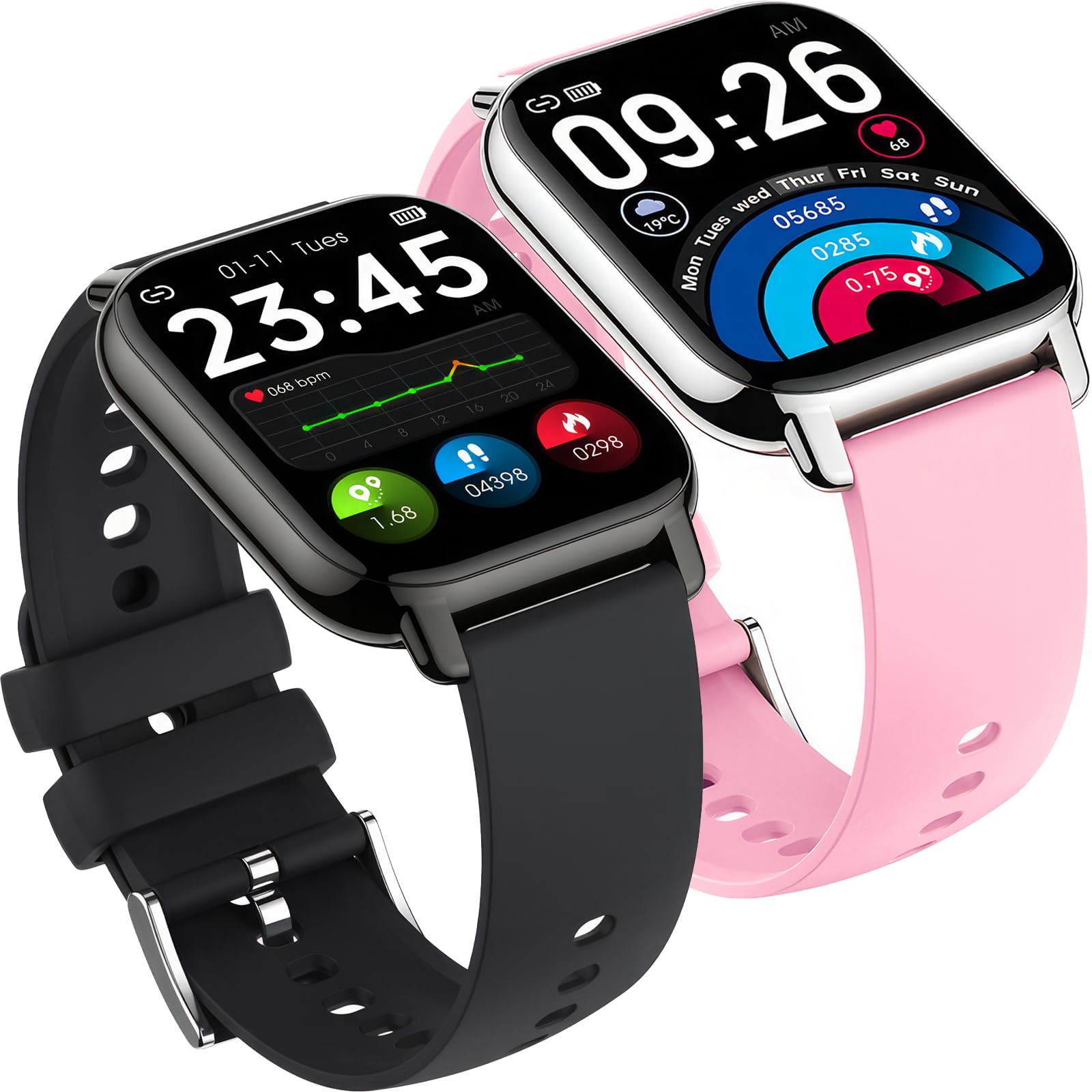 OUTPUTBT Silicone Strap 22 mm for Nerunsa P66D Strap for VKROBAG T50S Strap for aeac IDW19/Ddidbi P66D/CASCHO T60/Narcid P95/Fitpol0 IDW20/IDW13/IDW16/WeurGhy Y6/T70/LW11/Jugeman Y66