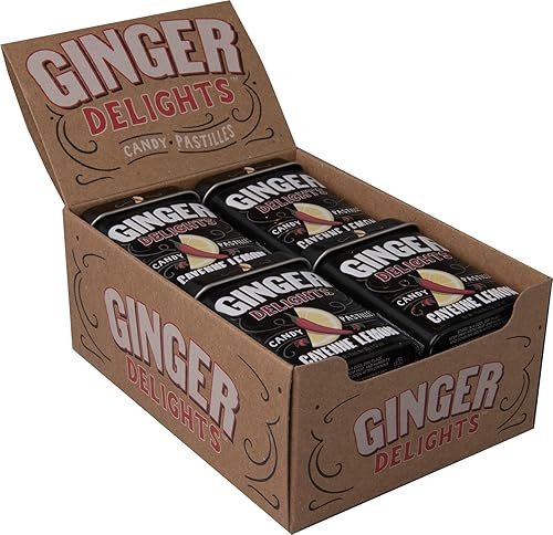 Miniatura 9 de Ginger Delights Mango Candy  Raíz de jengibre molido auténtico, sabores naturales, certificado Kosher, vegano, sin gluten, sin aspartamo ni xilitol,