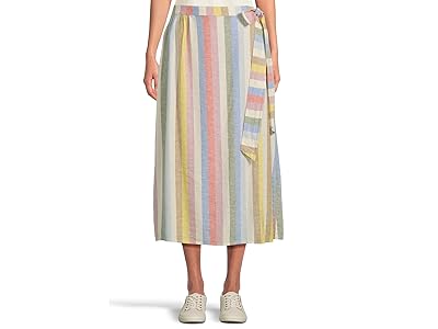 Pendleton Striped Wrap Skirt Women