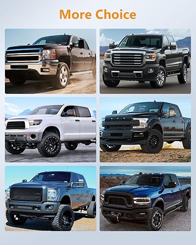 Miniatura 6 de Espejos de remolque aptos para Dodge 1998-2001 para Ram 1500 para Ram 2500 para Ram 3500 con control de potencia calentado sin luz de señal de giro