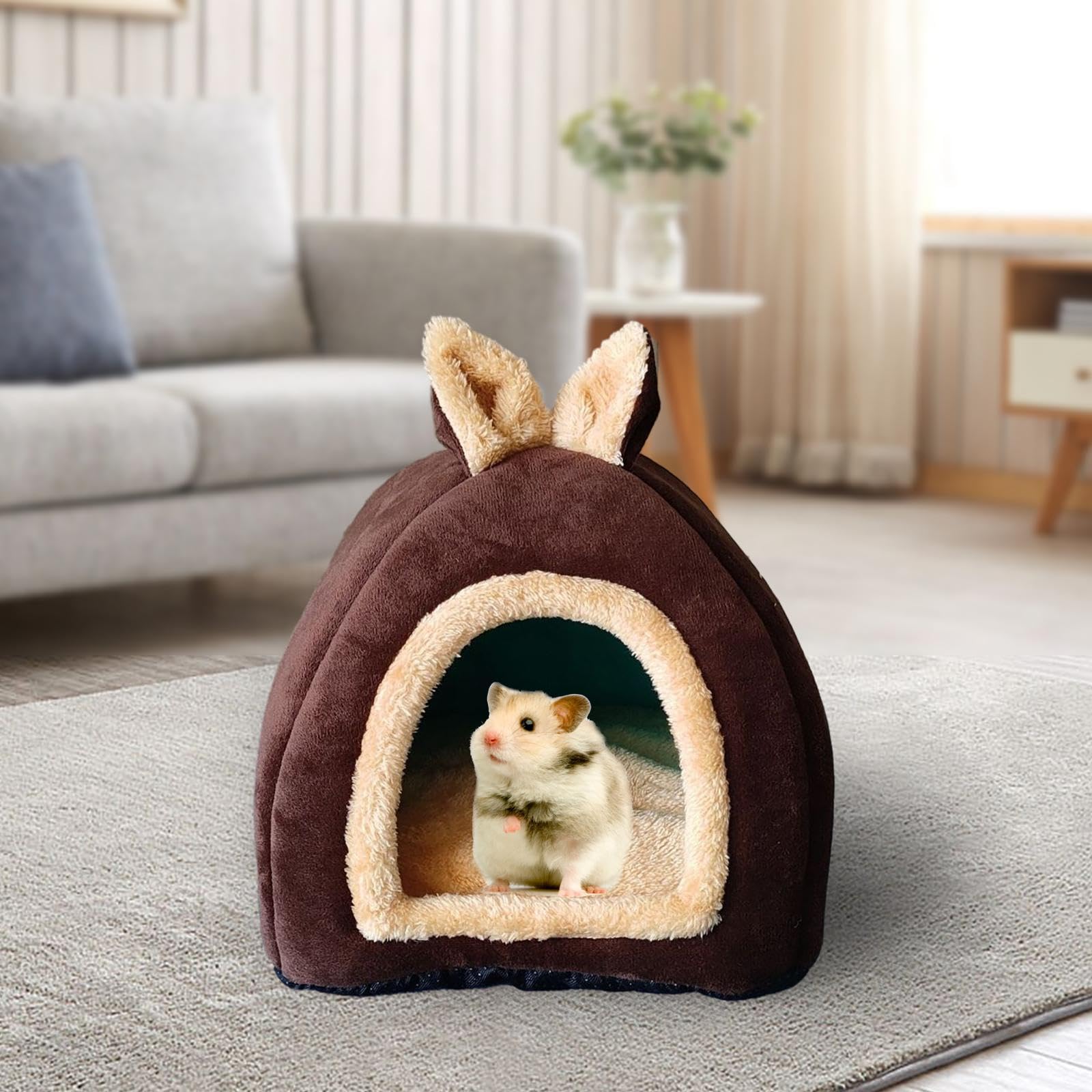 MagiDeal Lit pour Petits Animaux de Compagnie, lit pour Cochon d'Inde, Cage Lavable pour Lapin, nid pour Lapin, Petit Animal, hérisson, écureuil, Accessoires, M