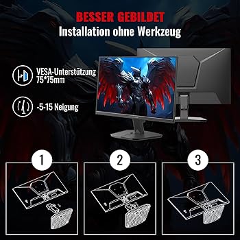 Minifire 24” Gaming Monitor | 180Hz Minifire 24 Inch Curved Gaming Monitor 180Hz, Built in
