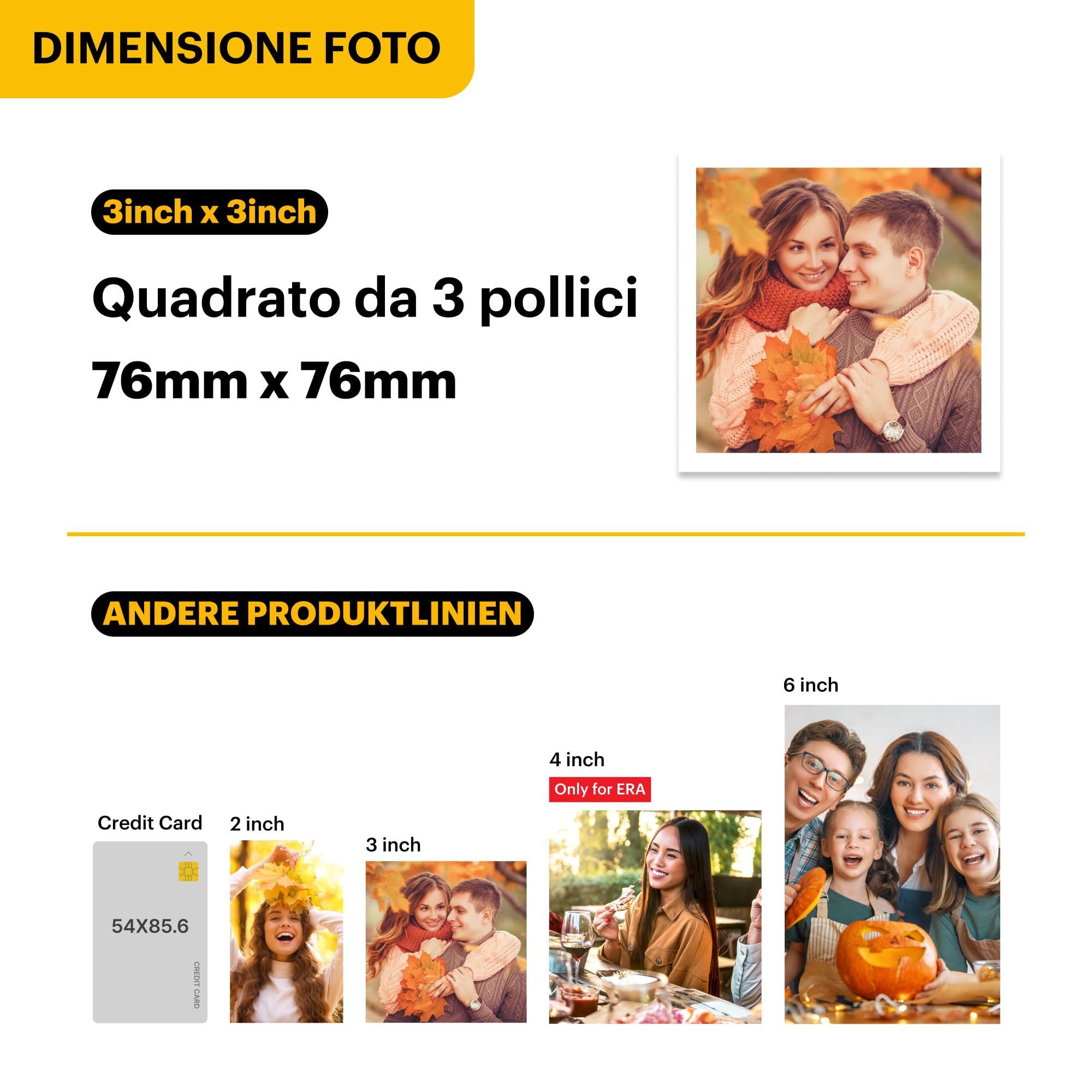 KODAK Mini 3 Retro 4PASS Stampante Fotografica Portatile (7,6x7,6cm) + Pacchetto con 68 Fogli, Bianco