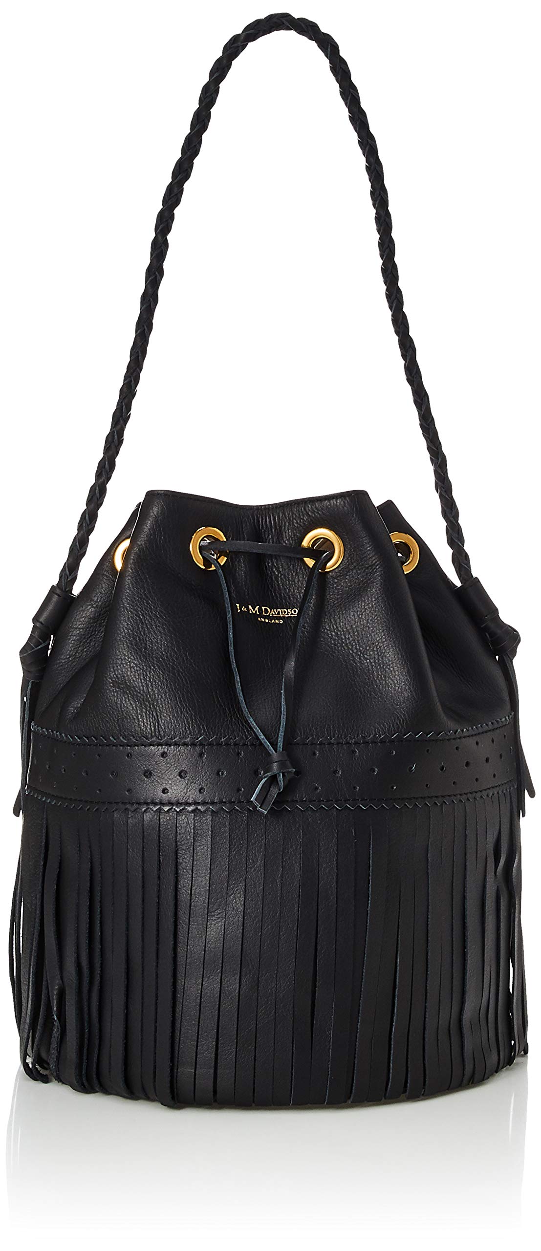 ◆J&M DAVIDSON 815 7314 L CARNIVAL ショルダーバッグ BLACK J&M Davidson DAVIDSON フリンジ カーニバル エル L CARNIVAL