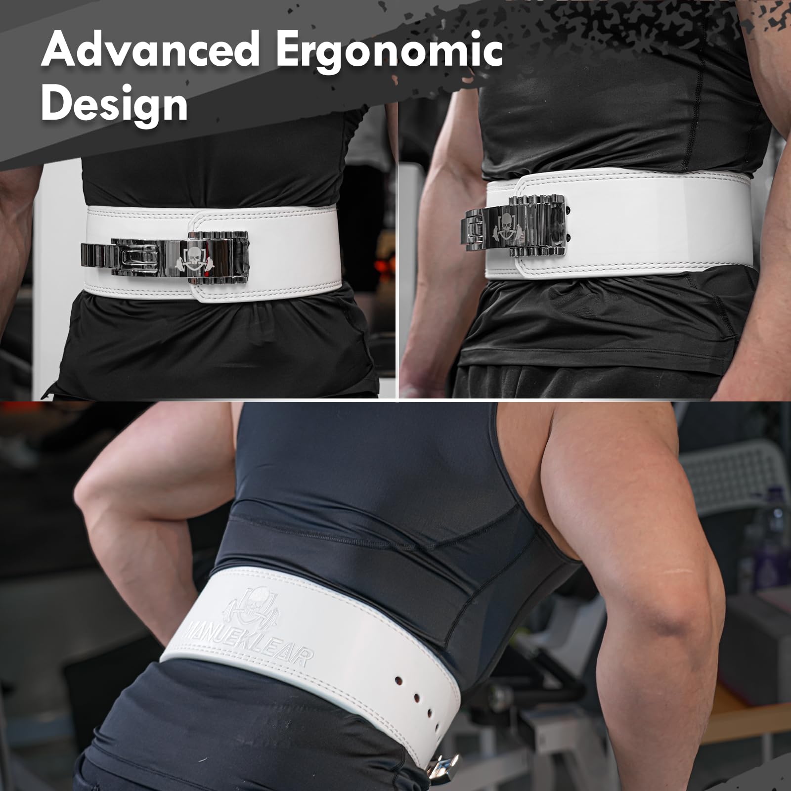 Gymreapers Gewichthebergürtel 6 Mm - Stabiler Powerlifting Gürtel Aus Leder