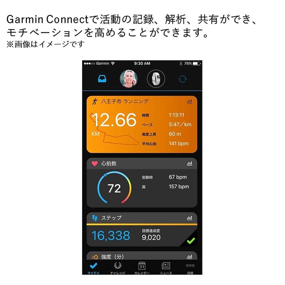 GARMIN - GARMIN ガーミン アクティブトラッカー 活動量計 vivofit4 Amazon | GARMIN(ガーミン) アクティブトラッカー 活動量計