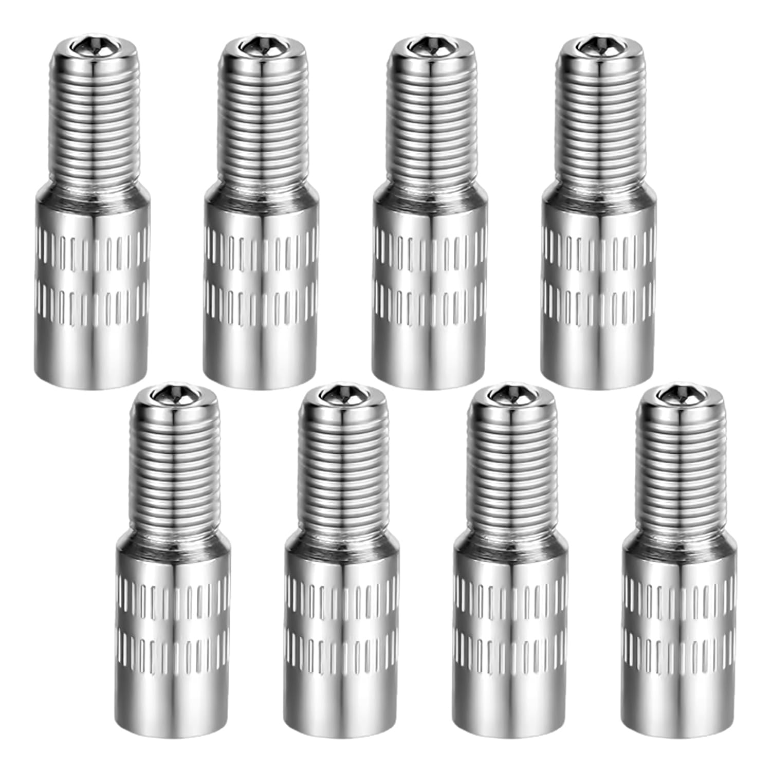 8-Piece Valvola Extender, Asta Di Prolunga Del Pneumatico, Gonfiaggio Dei Pneumatici Accessori, Adatto Per Automobili, Moto, E Camion.