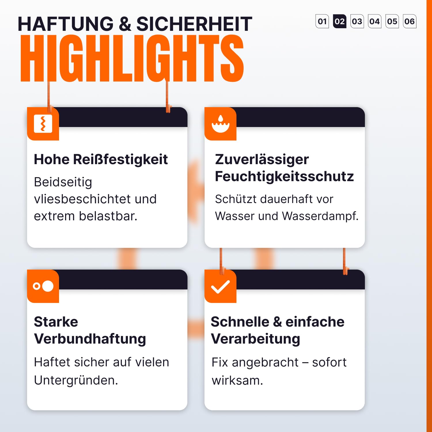 isolera Dichtbahn 30 m² – Abdichtungsbahn für Bad, Dusche, Balkon & Terrasse, vliesbeschichtet, wasserdicht & reißfest, ideal unter Fliesen & Belägen, 9000 g, Made in Germany