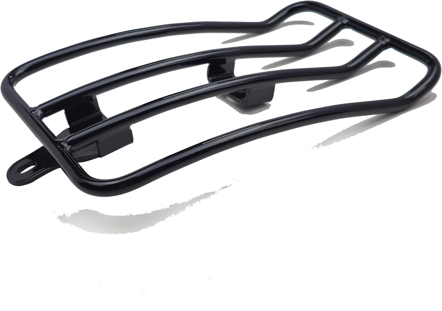 Rear Fender Solo Luggage Rack Exact Fit for HD Low Rider S ST 2020 2021 2022 2023 2024 2025 2026,Low Rider S ST Parts Accessories, Gloss Black Powder Coated Finish