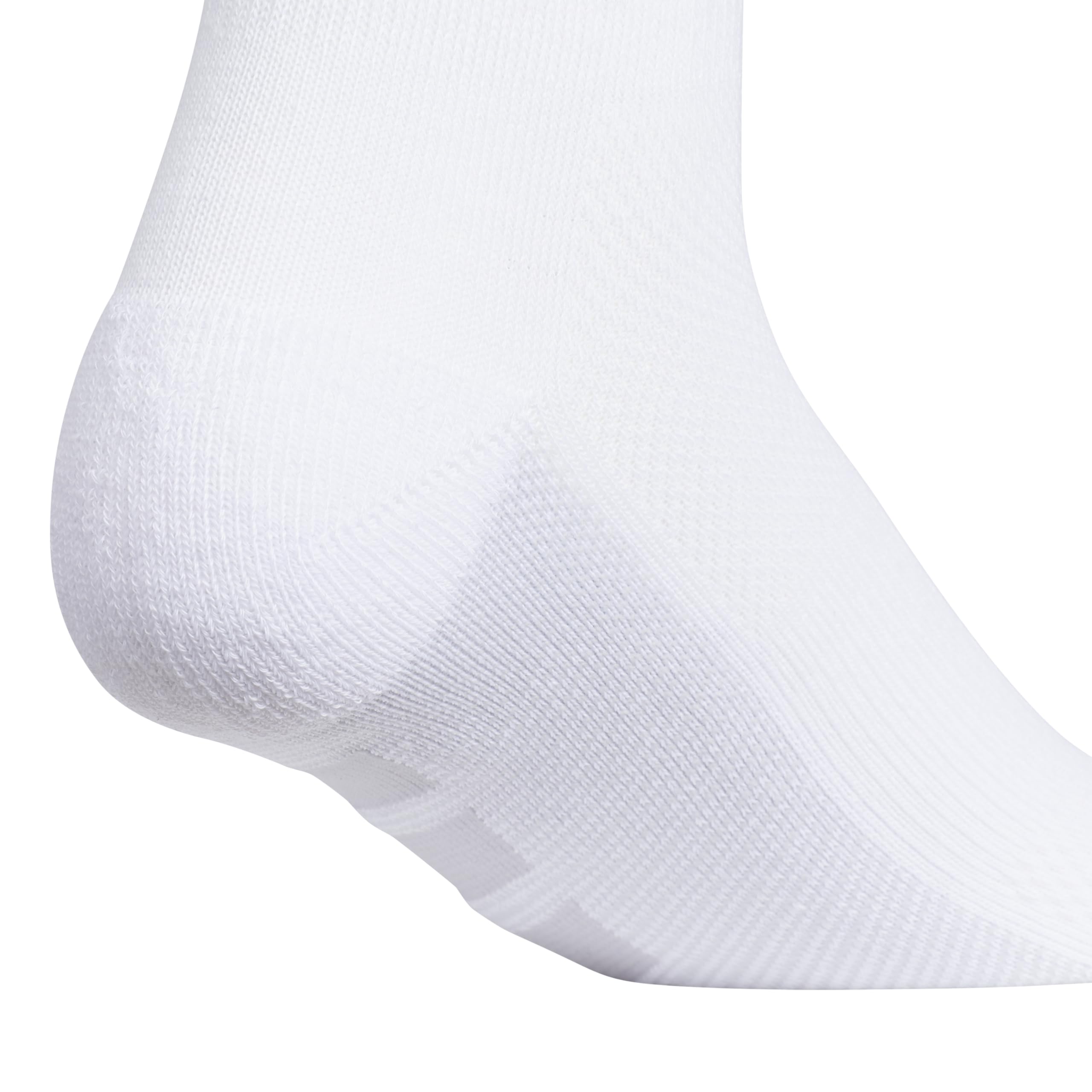 adidas All Day Training Quarter Socks (3-Pair) Athletic Performance Above The Ankle Height with Targeted Cushion For Running Calcetín, Blanco, Gris Claro y Gris Claro, M (Pack de 3) Mujeres