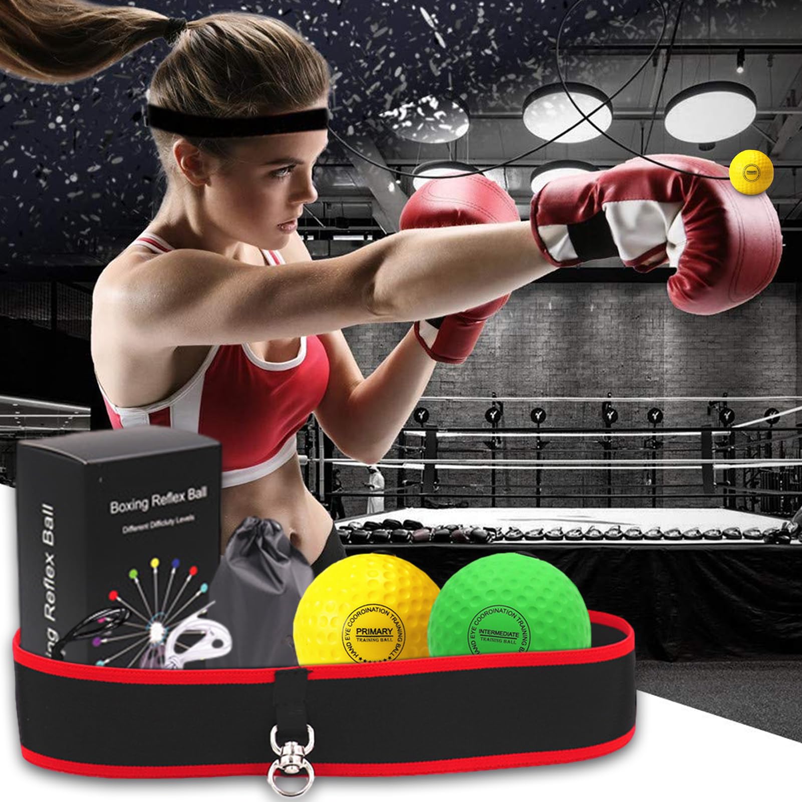Gadgets For Men Boxing Reflex Ball Set Headband Boxing Speed Ball ...