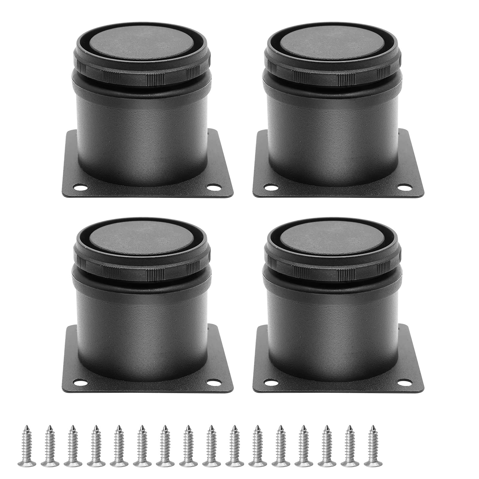 Buy 4pcs Adjustable Furniture Legs, 2 Inch / 50 mm Stainless Steel