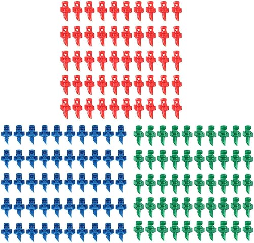 Boquilla de rociador de niebla de agua de 150 piezas, rociador de riego atomizador, rociador de agua micro para césped de jardín, sistema de riego