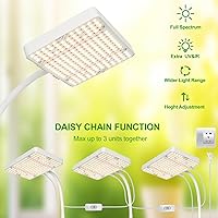 Vista 3 de Tabletop Grow Light LED Full Spectrum UV IR, Veg Seed Starting Seedlings Bonsai Houseplant Plant Light, Desk Grow Lights for Indoor Plants, 16"-24