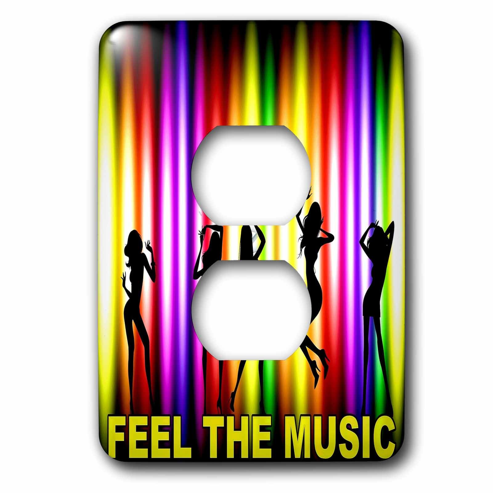 Plaque double prise multicolore pour illuminer vos murs