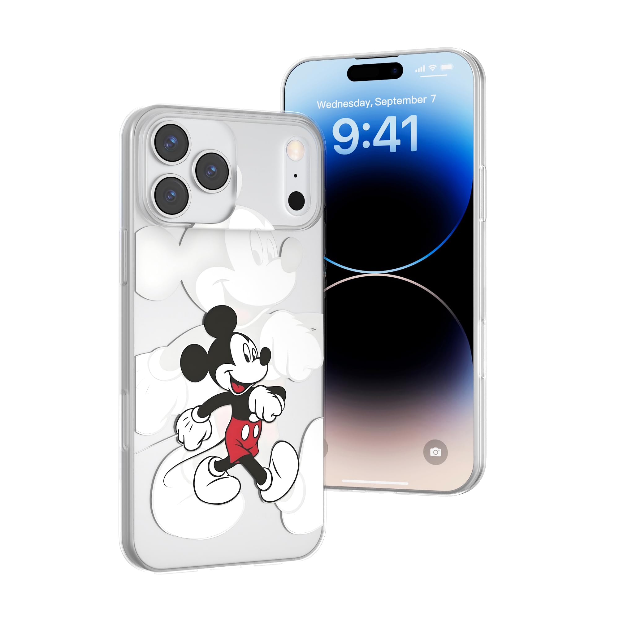 Amazon.co.jp: PASMASOM iphone 17 Pro Max 用 ケース 透明 ミッキー