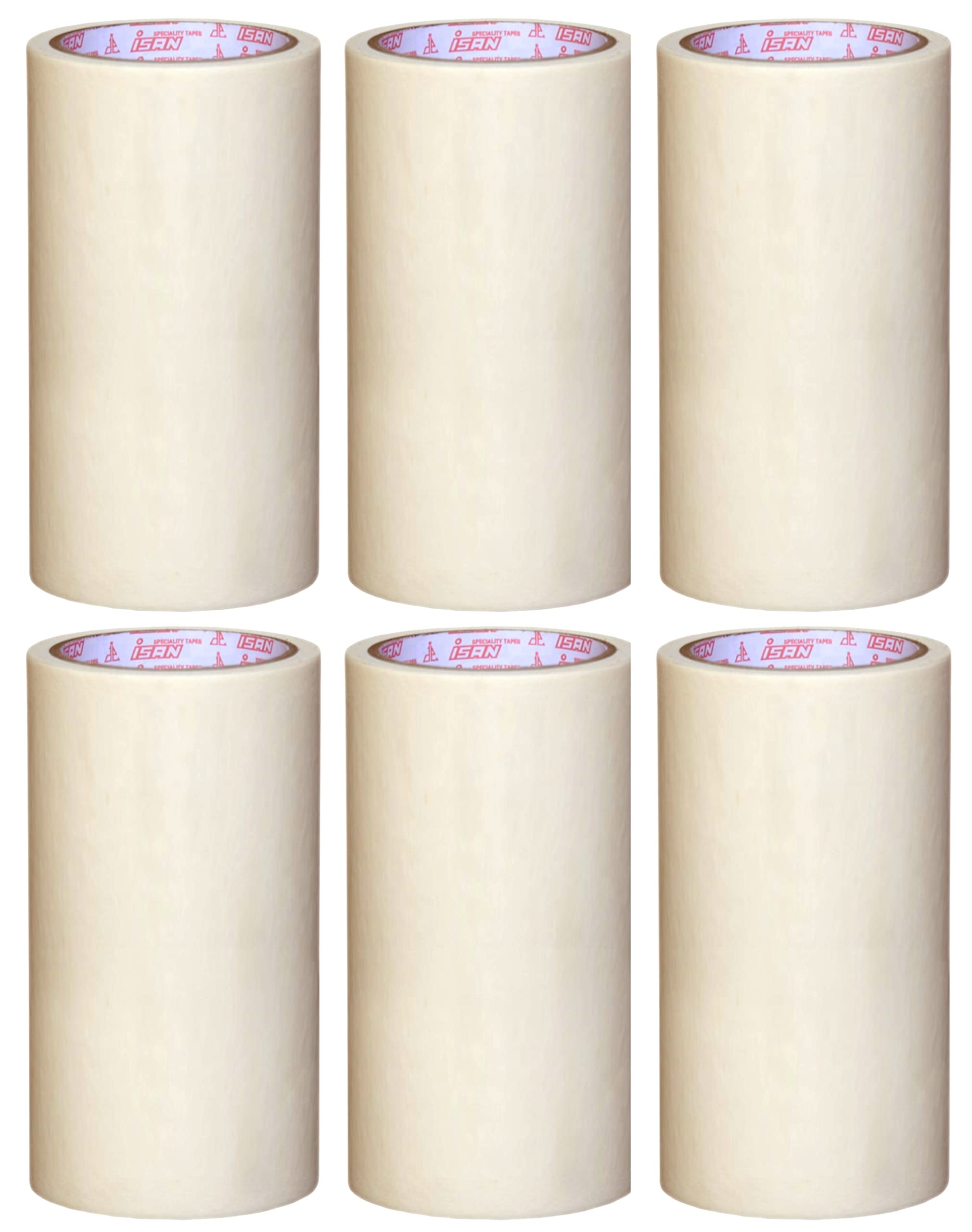 ISAN® Paper Masking Tape 12" (305 mm) Width X 20m Length (6 pcs.)