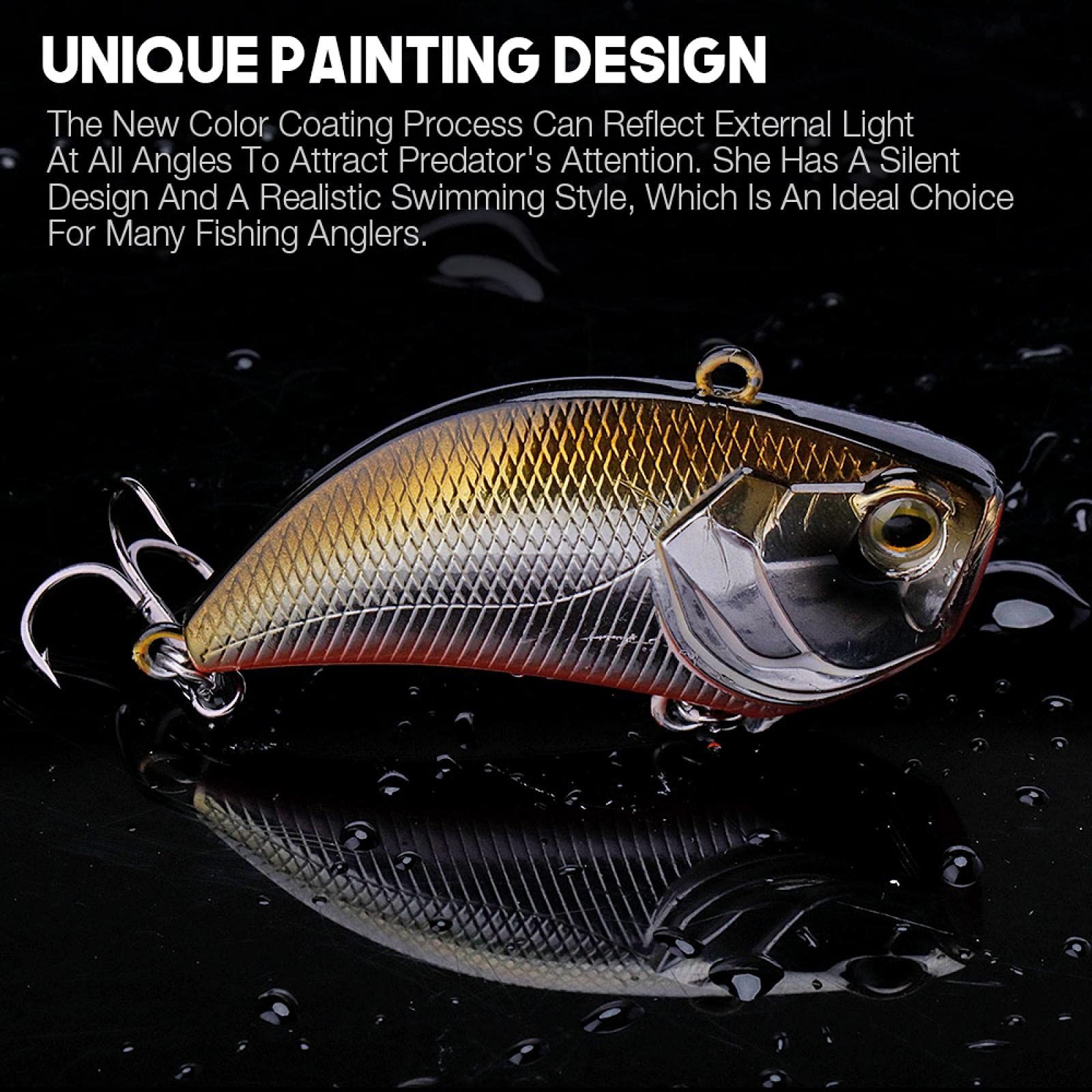 Leurre De Pêche Vintage Creek Chub - Crankbait Blessé - Fabriqué Aux USA