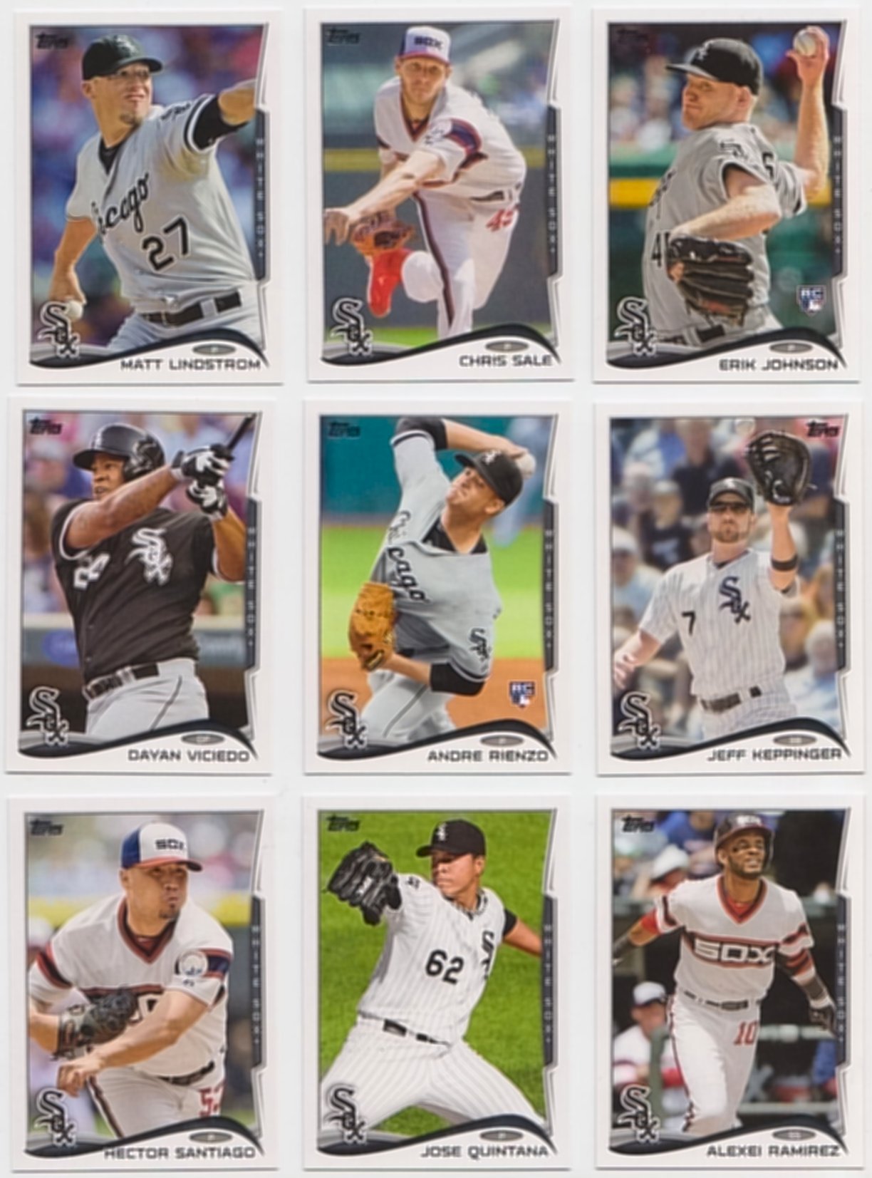 Chicago White Sox / 2000 White Sox Baseball Cards - All Different