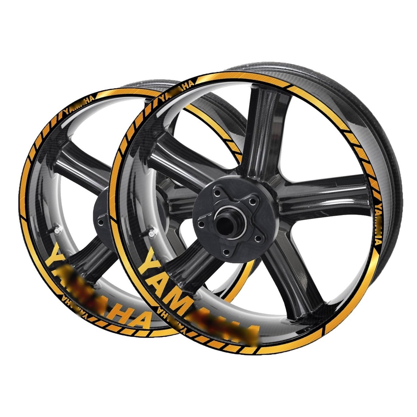 Sticker Wheel Rim Decal for for Mt07 for Mt09 for FZ6 for R15 for Wr450f for Hp4 for YZF for R1 for R3 for R15 R1m for R6(18)